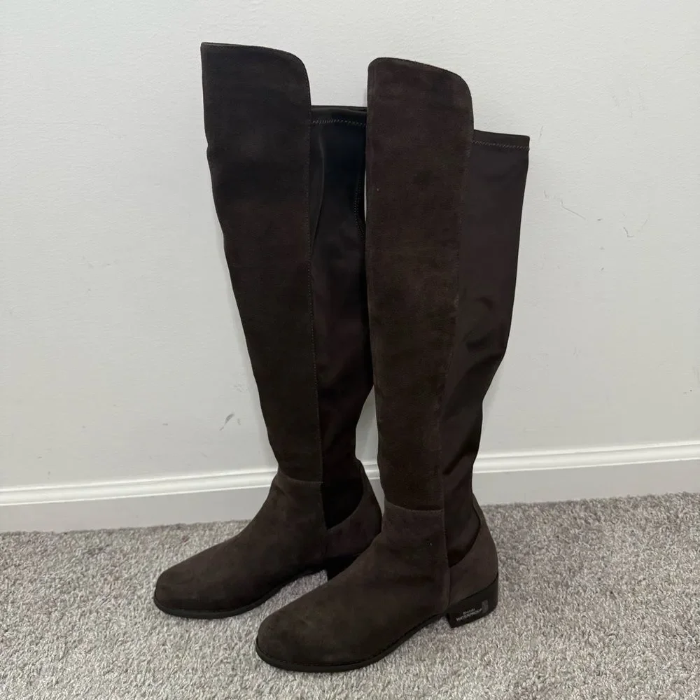 NEW Blondo Velma Brown Suede 50/50 Boots 8.5